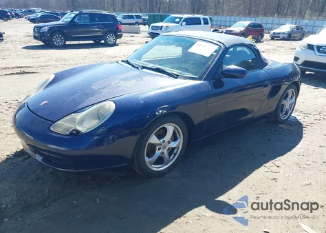 2001 Porsche Boxster из США, поврежденный, VIN WP0CA29821U625511